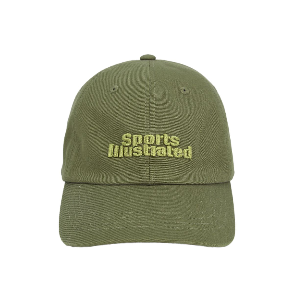 스포츠 일러스트레이티드(SPORTS ILLUSTRATED) CYCLING STACKED LOGO BALL CAP (KHAKI)