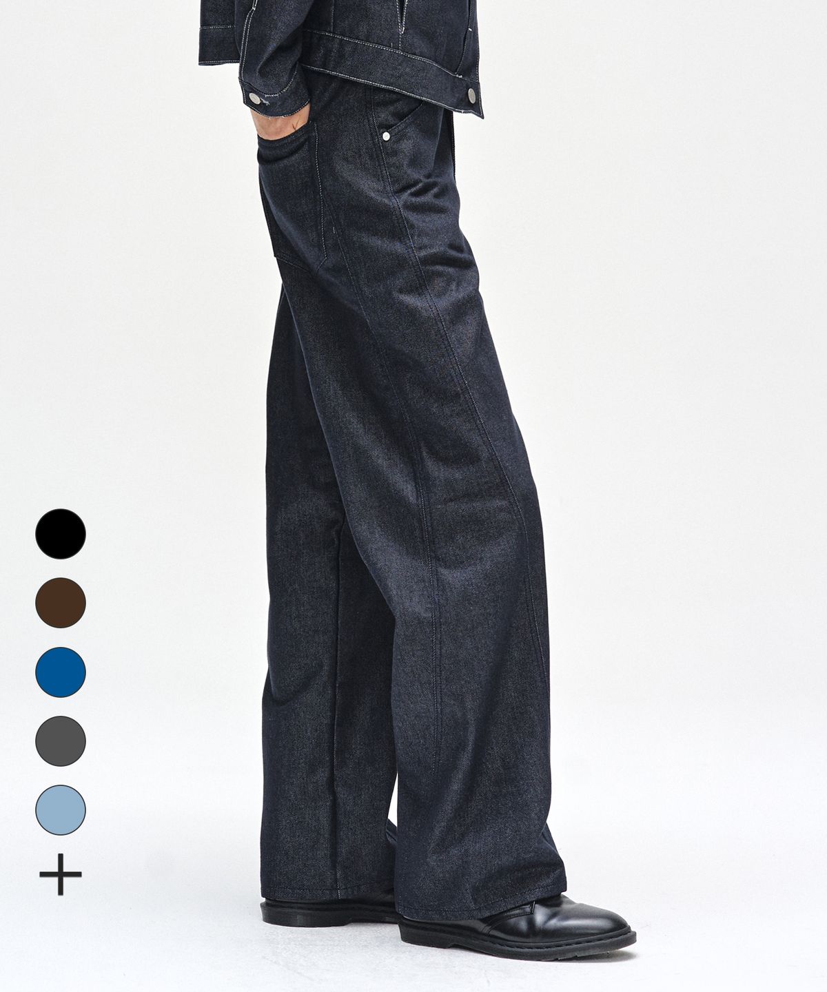 데케트(DECET) [2PACK]Curved Wide Jeans DCPT033