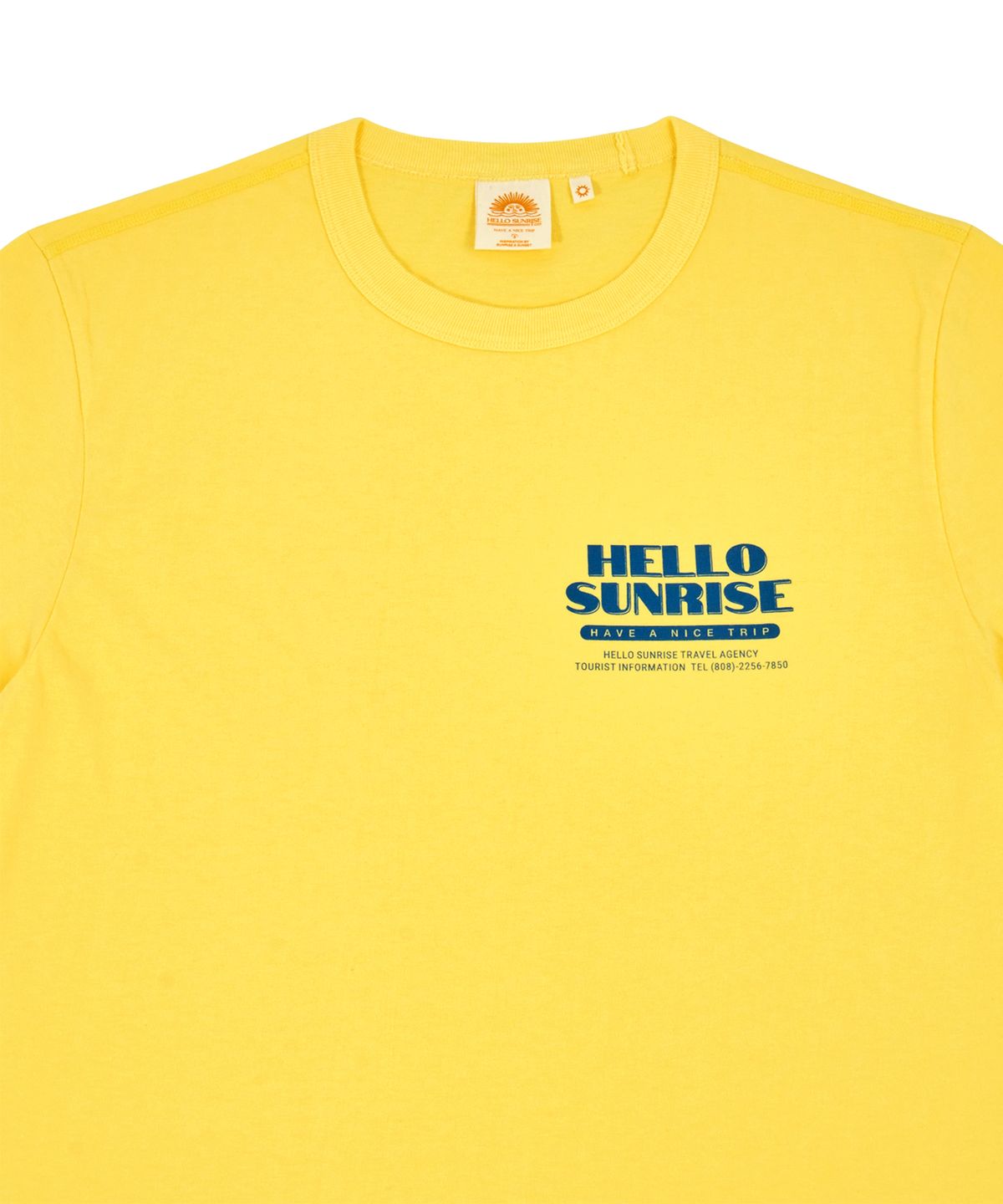 헬로 선라이즈(HELLO SUNRISE) HS Travel Agency Logo Tee_Yellow