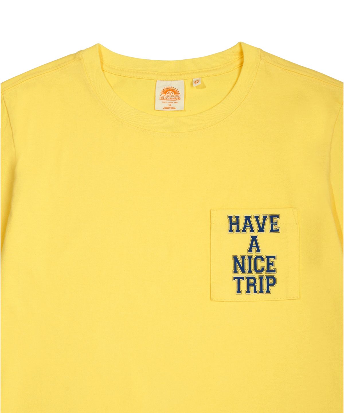 헬로 선라이즈(HELLO SUNRISE) HS Pocket Shorts Sleeve_YellowTee(W)