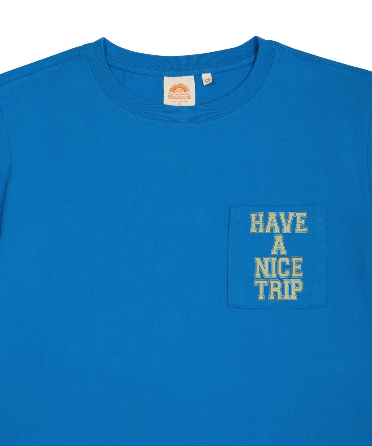 헬로 선라이즈(HELLO SUNRISE) HS Pocket Shorts Sleeve Tee(W)_Vintage Blue