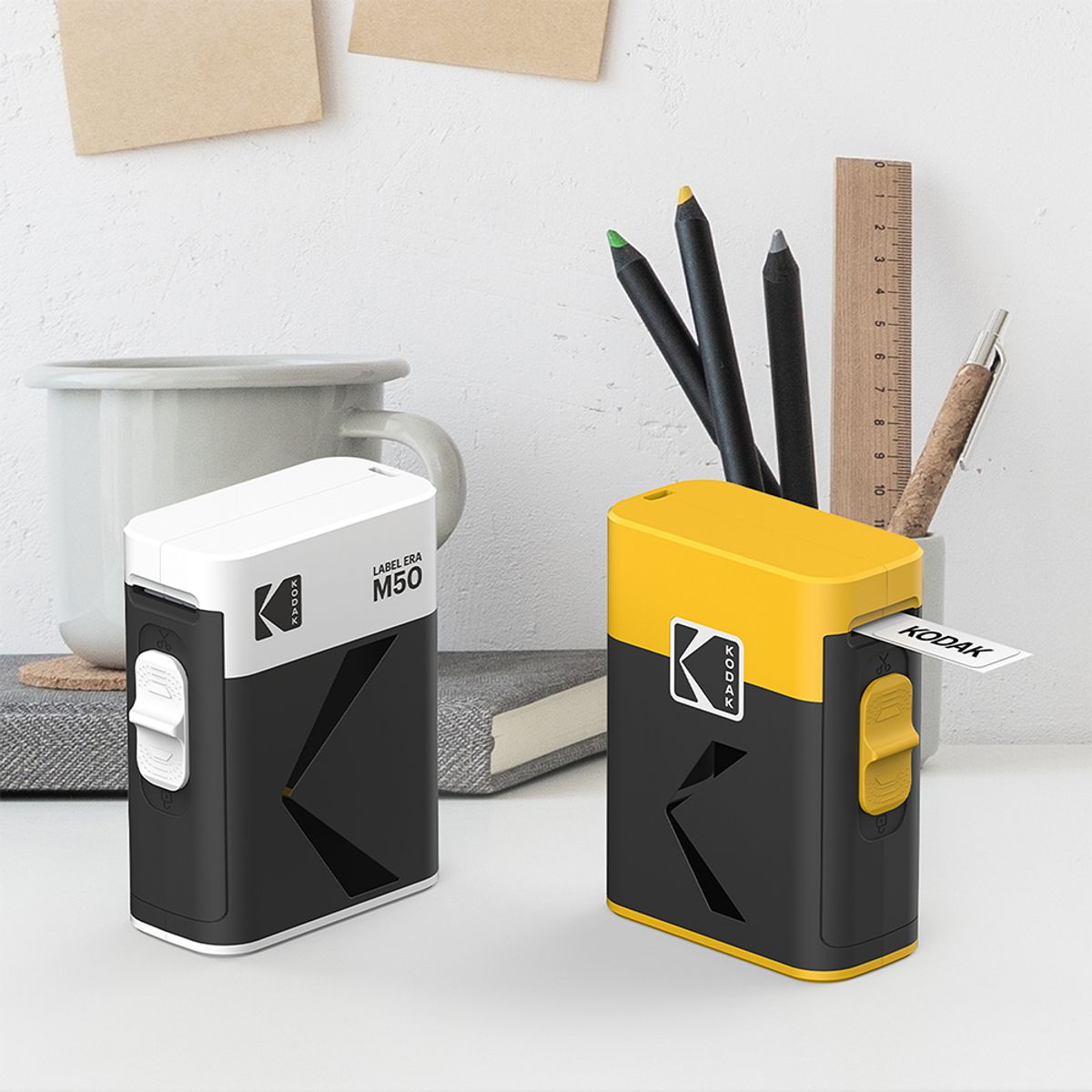 코닥 카메라(KODAK CAMERA) 라벨프린터 ERA M50 (라벨지 1개포함) 라벨프린터기 라벨기
