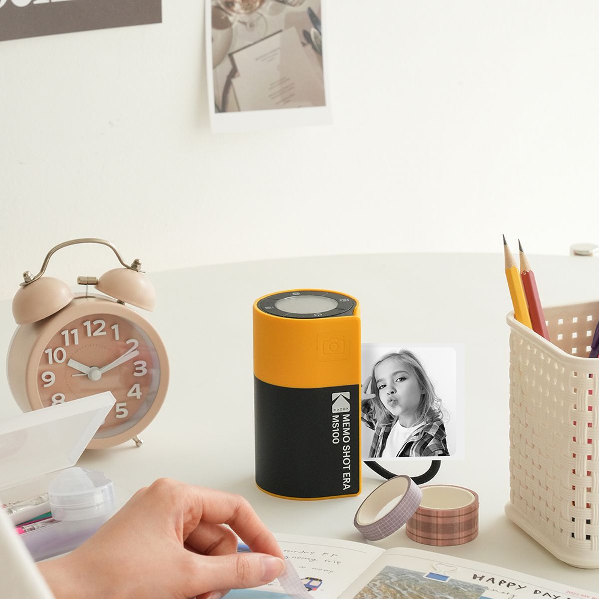 코닥 카메라(KODAK CAMERA) 메모샷 ERA MS100 (라벨롤1개내장)+9롤 번들 라벨프린터기