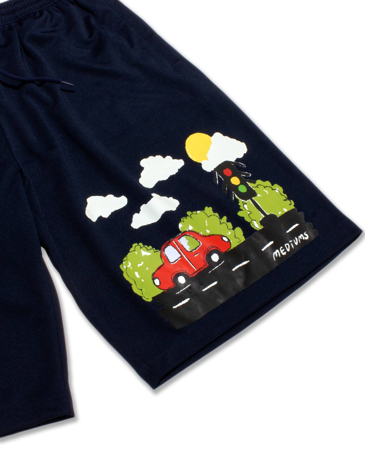 미디엄스(MEDIUMS) Road Trip Mesh Shorts - Navy (로드 트립 메쉬 쇼츠)
