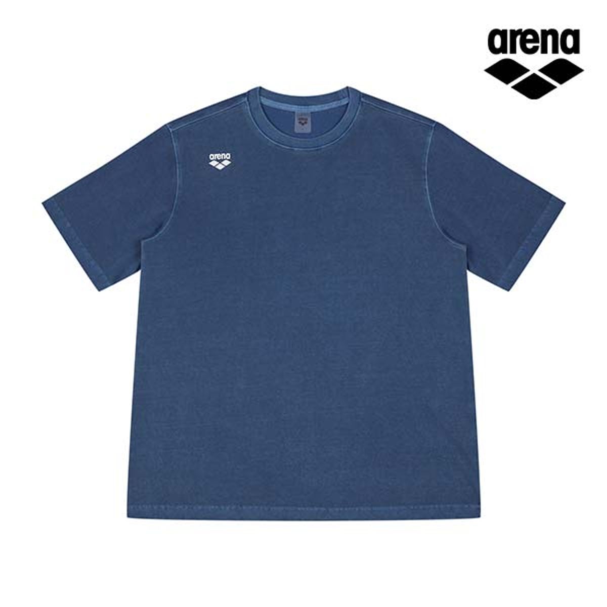 아레나(ARENA) 에이징 반팔티셔츠 S4MC1RT07NVY