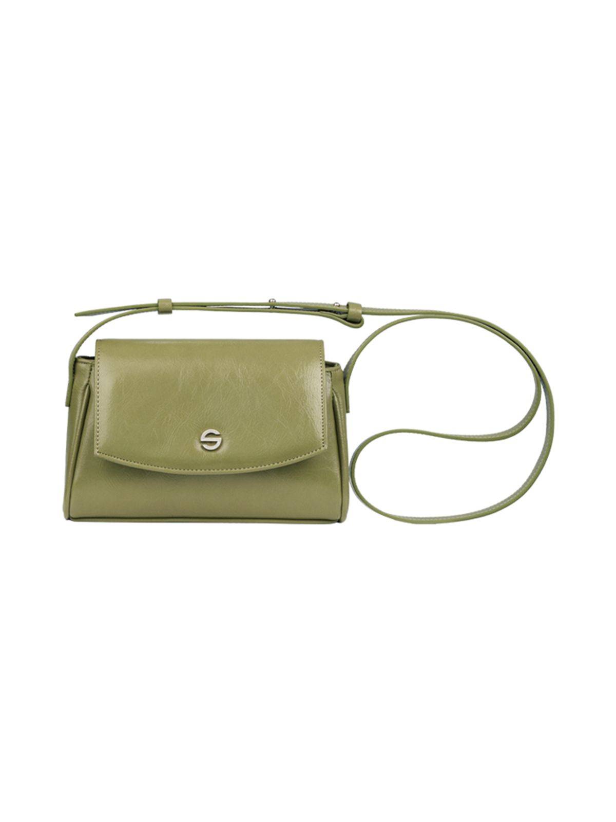 세미코드(SEMICODE) capture bag micro - crinkle olive