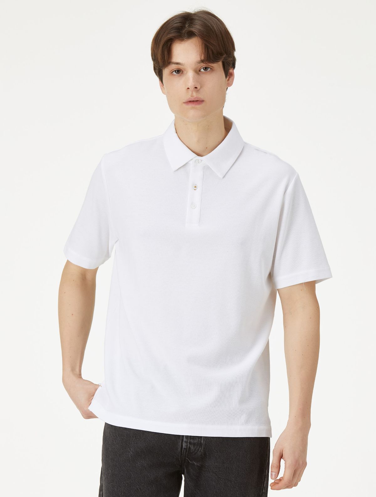 와이잭(YJACK) M_미니와플 폴로 반팔 티셔츠 MJT1876