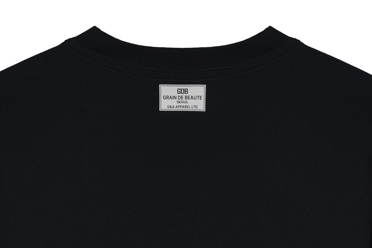 그랭드보떼(GRAIN DE BEAUTE) NEO T-SHIRT 02 [BLACK]
