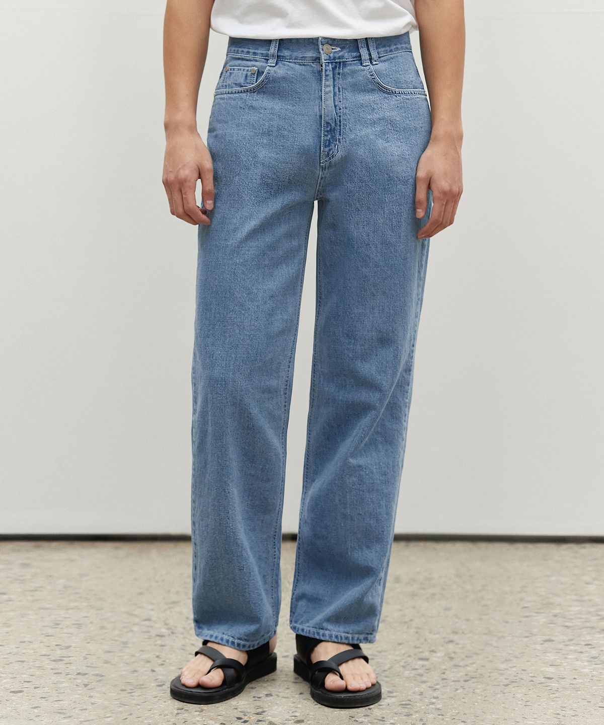 데케트(DECET) [2PACK][여름원단]Semi Wide Jeans DCPT003