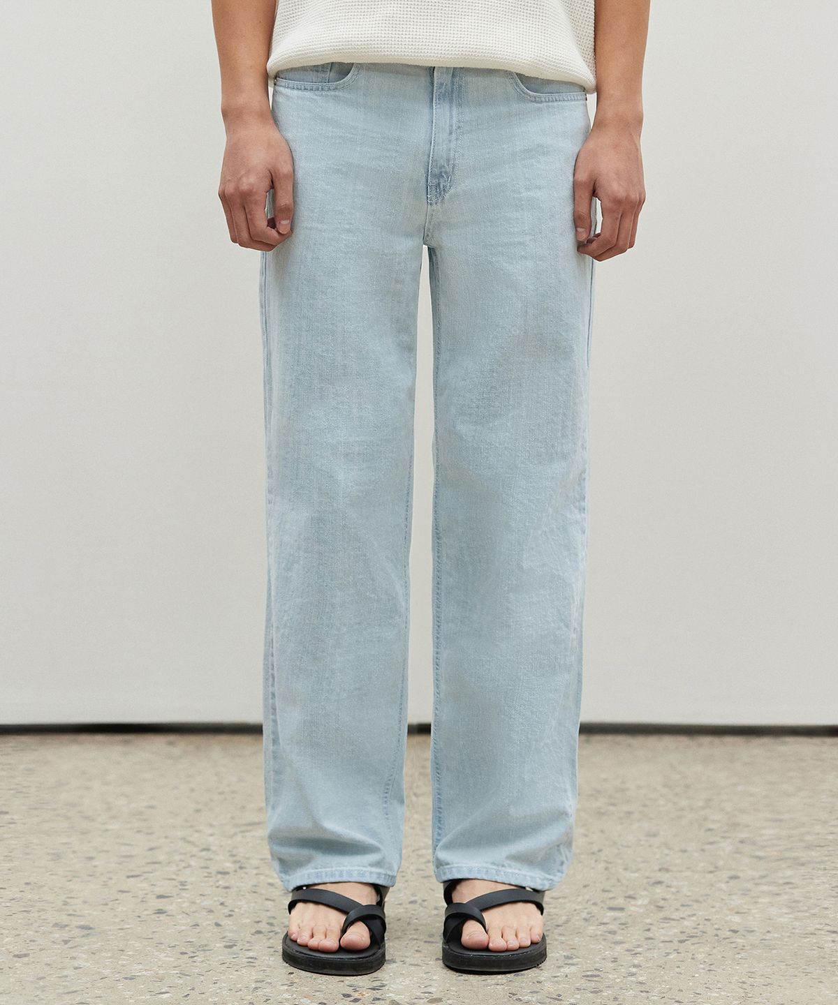 데케트(DECET) [2PACK][여름원단]Semi Wide Jeans DCPT003