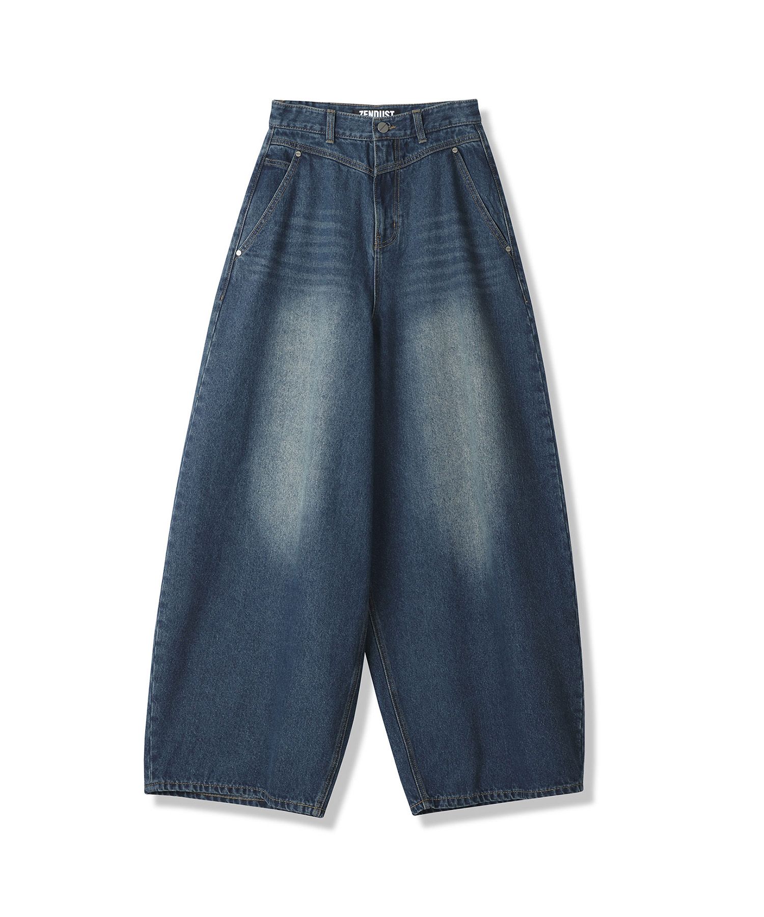MUSINSA公式 | ZENDUST Rothen Wide Denim Pants BLUE