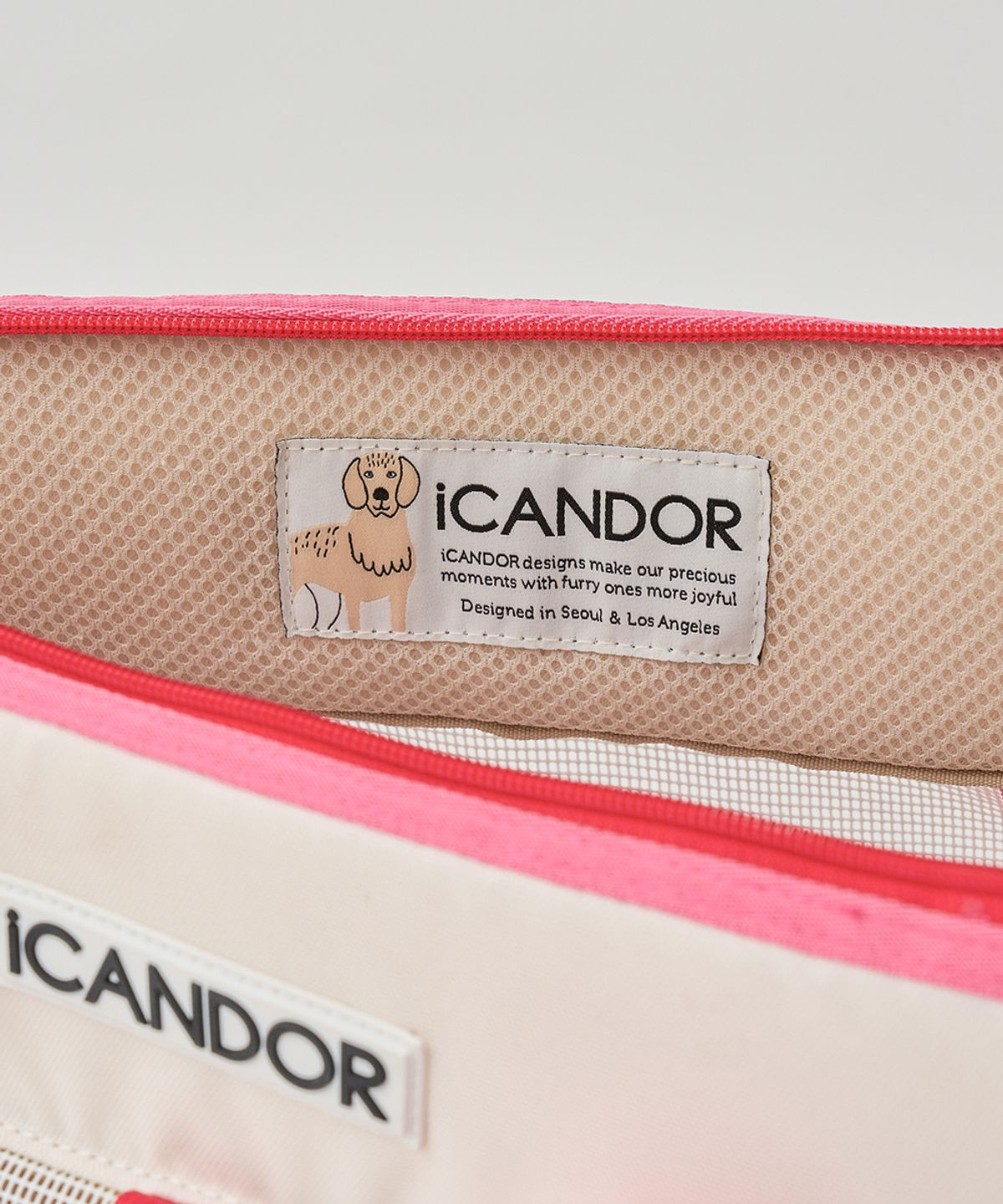 아이캔더(ICANDOR) 브리즈번 백_플라밍고 핑크