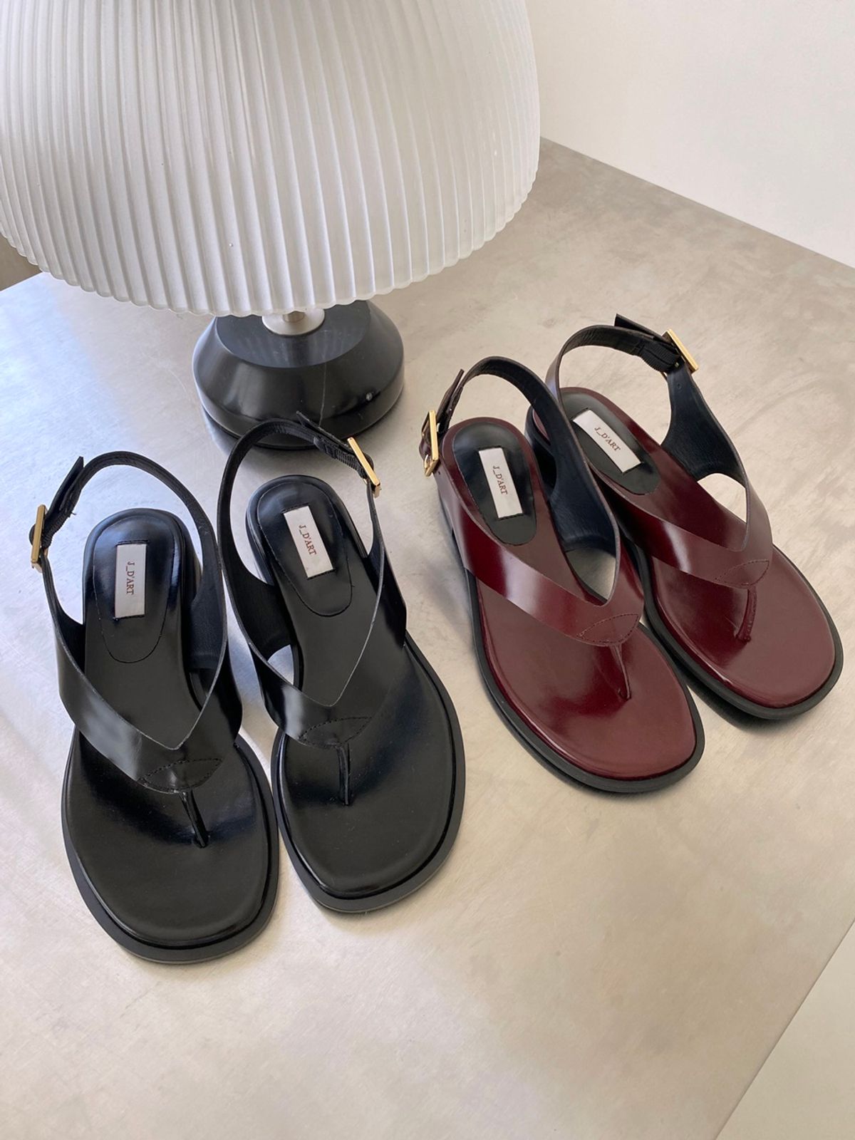 쥬다르(JEU DART) urban mood sandal black