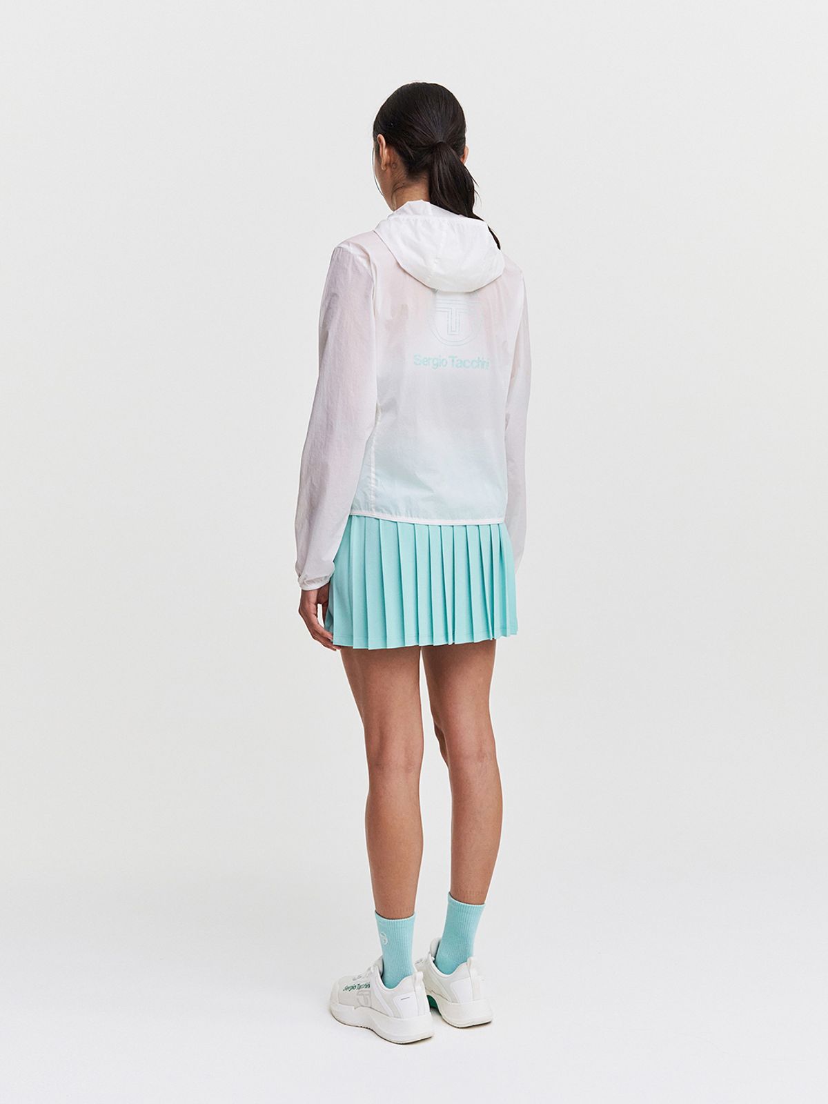 세르지오 타키니(SERGIO TACCHINI) W 에센셜 우븐 초경량 자켓 (White)