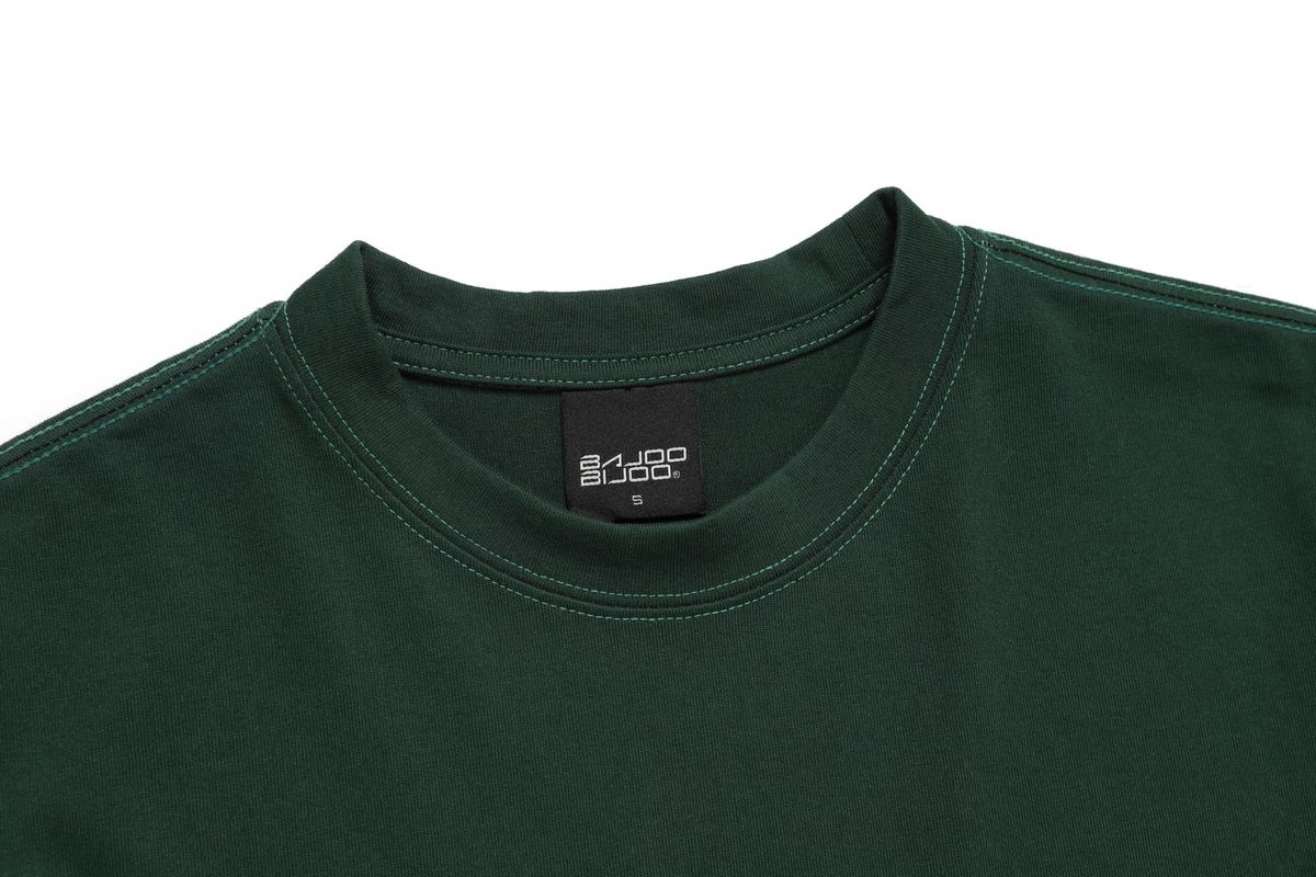 바쥬비쥬(BAJOO BIJOO) SCREAMING CAT T-SHIRT [GREEN]