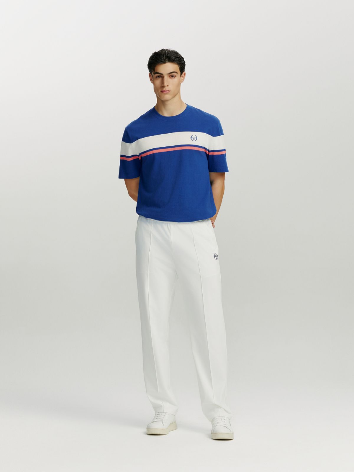 세르지오 타키니(SERGIO TACCHINI) M 고트 다마린도 반팔 티셔츠 (Navy)