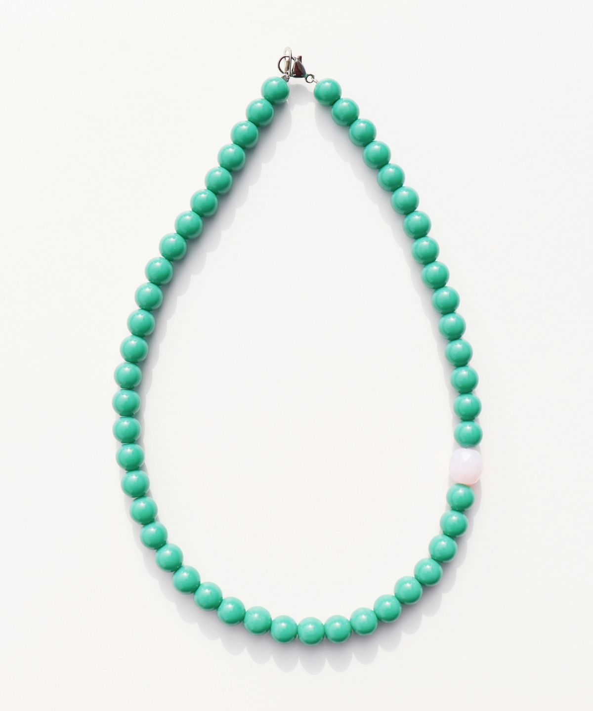 봉보(BONBEAU) 8mm exotic color glass ball Necklace 체코 글라스 8mm 볼 비즈 목걸이 4colors