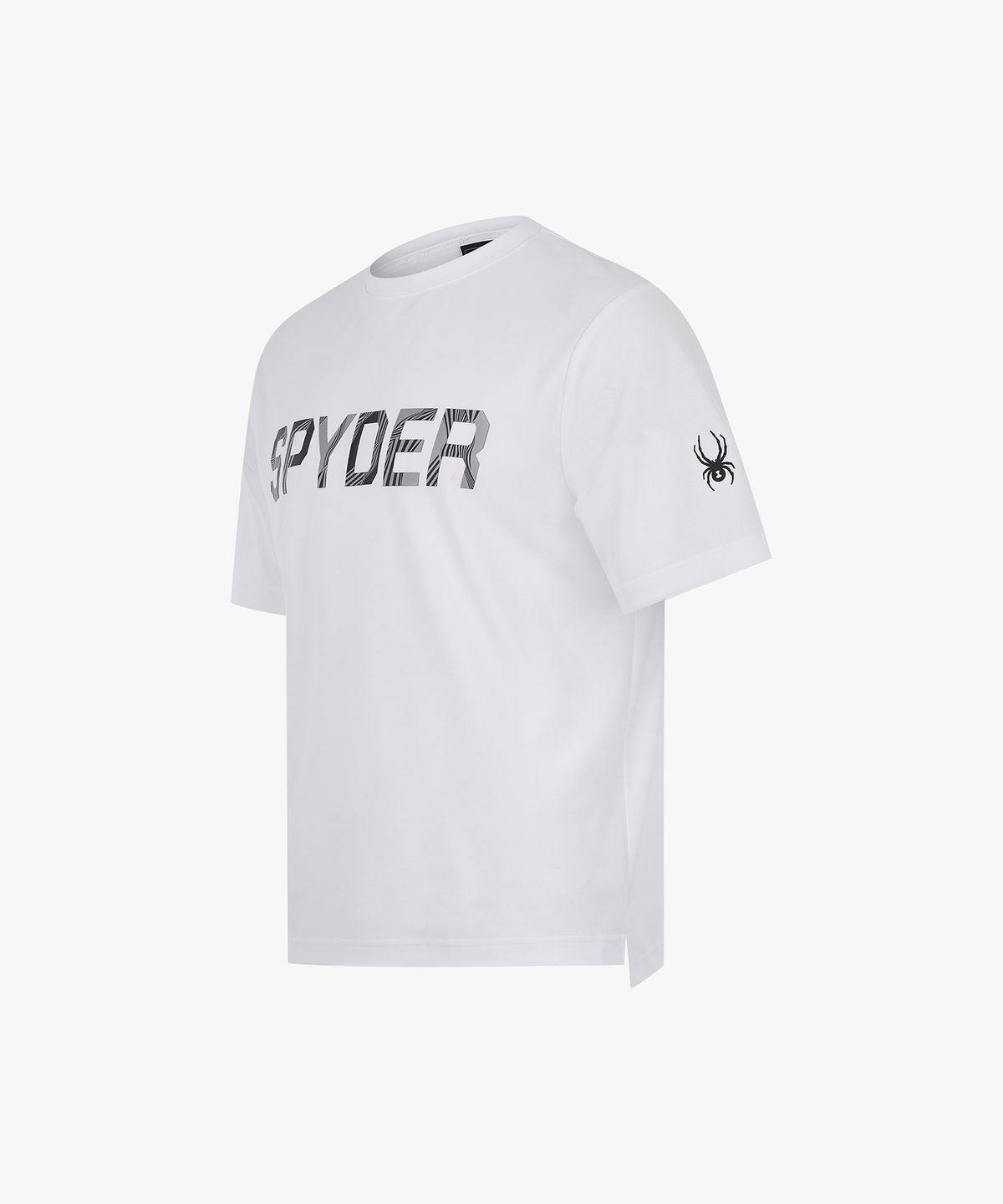 스파이더(SPYDER) 남성 러닝 메쉬 자카드 반팔 티셔츠 SPJFCNRS232MWHT