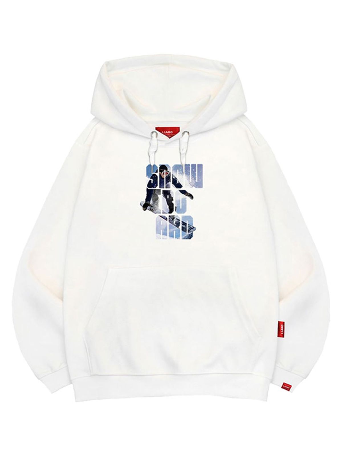 엘라모(LLAMO) 스노보드 후드티 남녀공용 빅사이즈 M~4XL