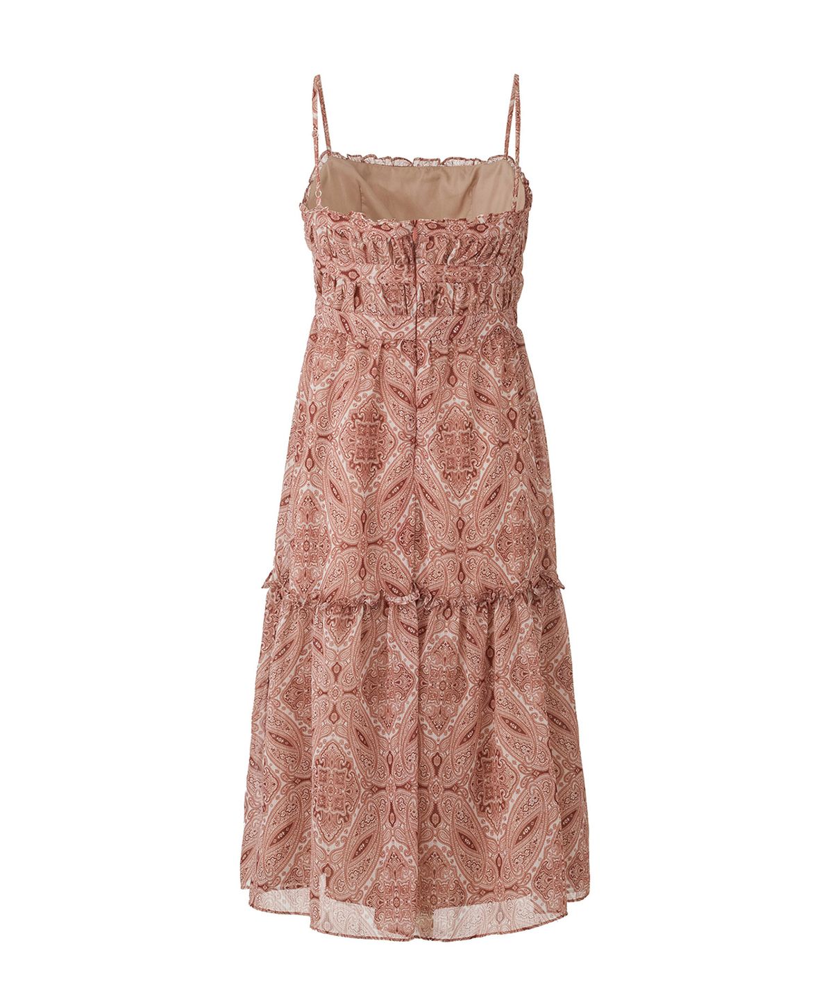 벨로디네라(VALLO DE NERA) Adeline Dress Brick