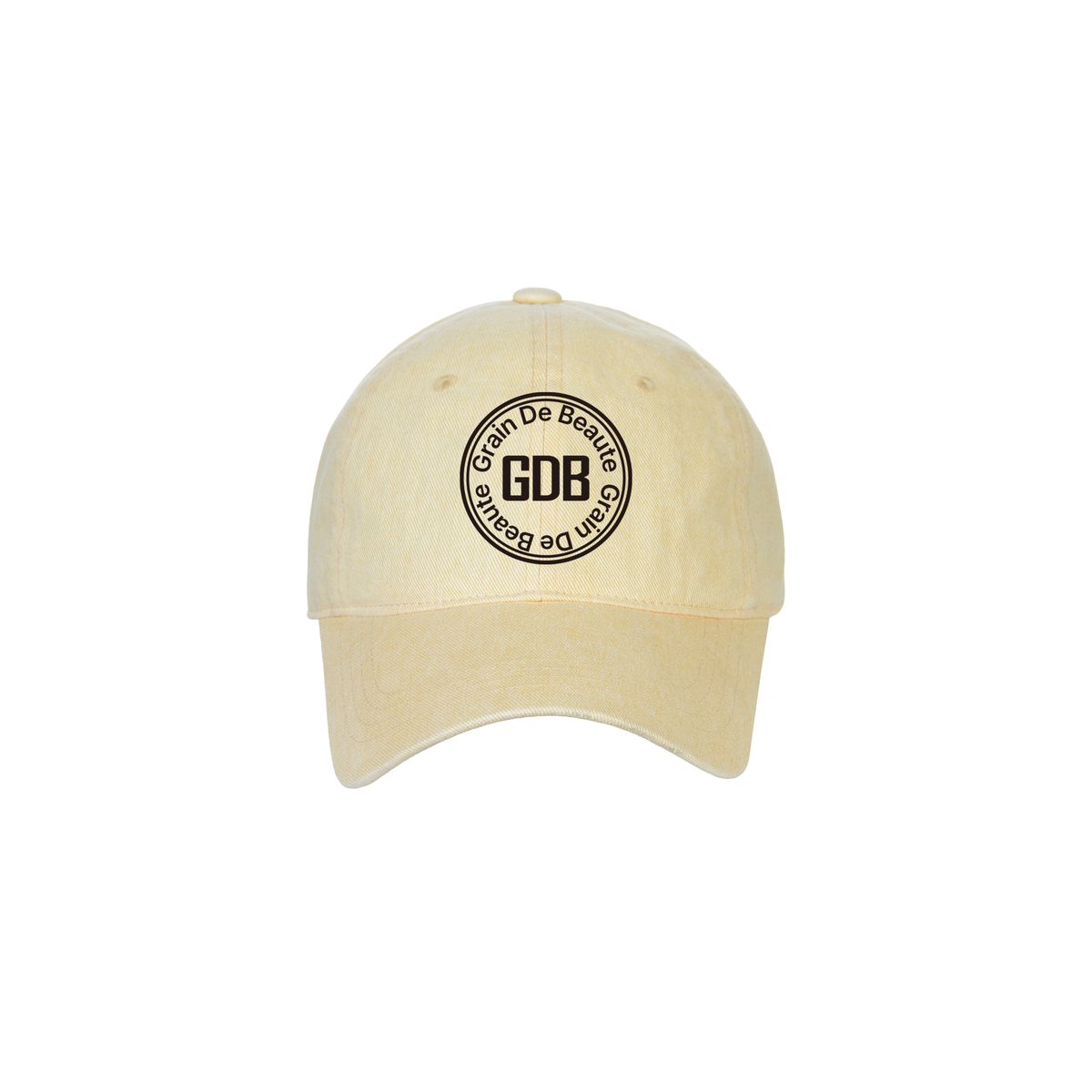 그랭드보떼(GRAIN DE BEAUTE) CERCLE LOGO BALL CAP [YELLOW]