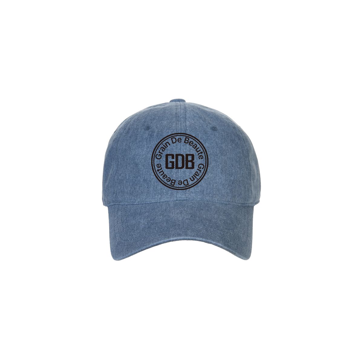 그랭드보떼(GRAIN DE BEAUTE) CERCLE LOGO BALL CAP [DENIM BLUE]