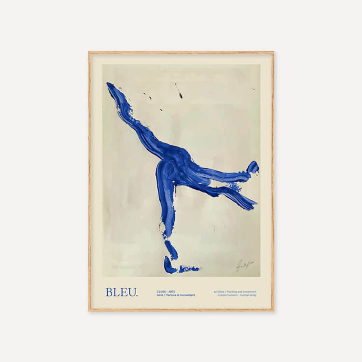 그릿시즌(GREET SEASON) 루크레시아 레이 카로 Bleu (액자 포함)