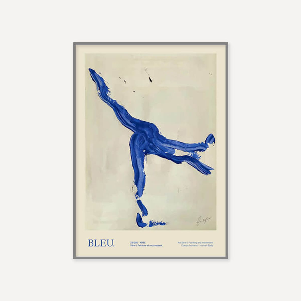 그릿시즌(GREET SEASON) 루크레시아 레이 카로 Bleu (액자 포함)