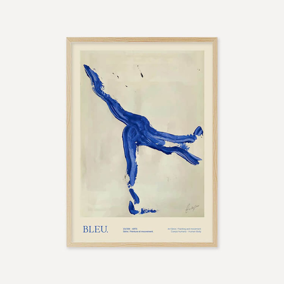 그릿시즌(GREET SEASON) 루크레시아 레이 카로 Bleu (액자 포함)