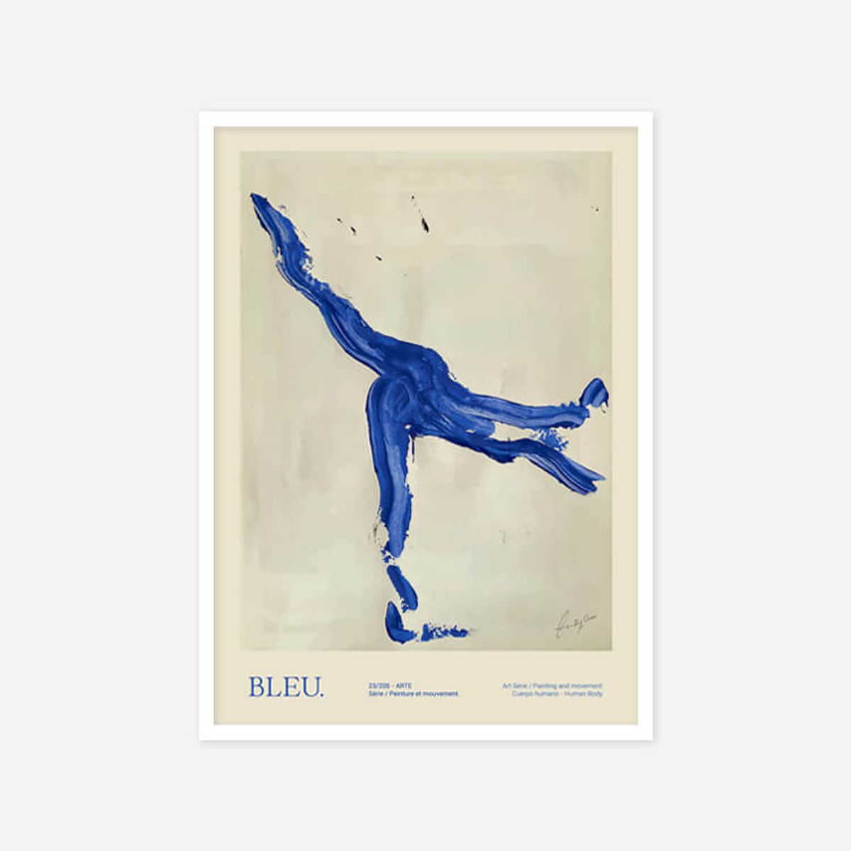 그릿시즌(GREET SEASON) 루크레시아 레이 카로 Bleu (액자 포함)