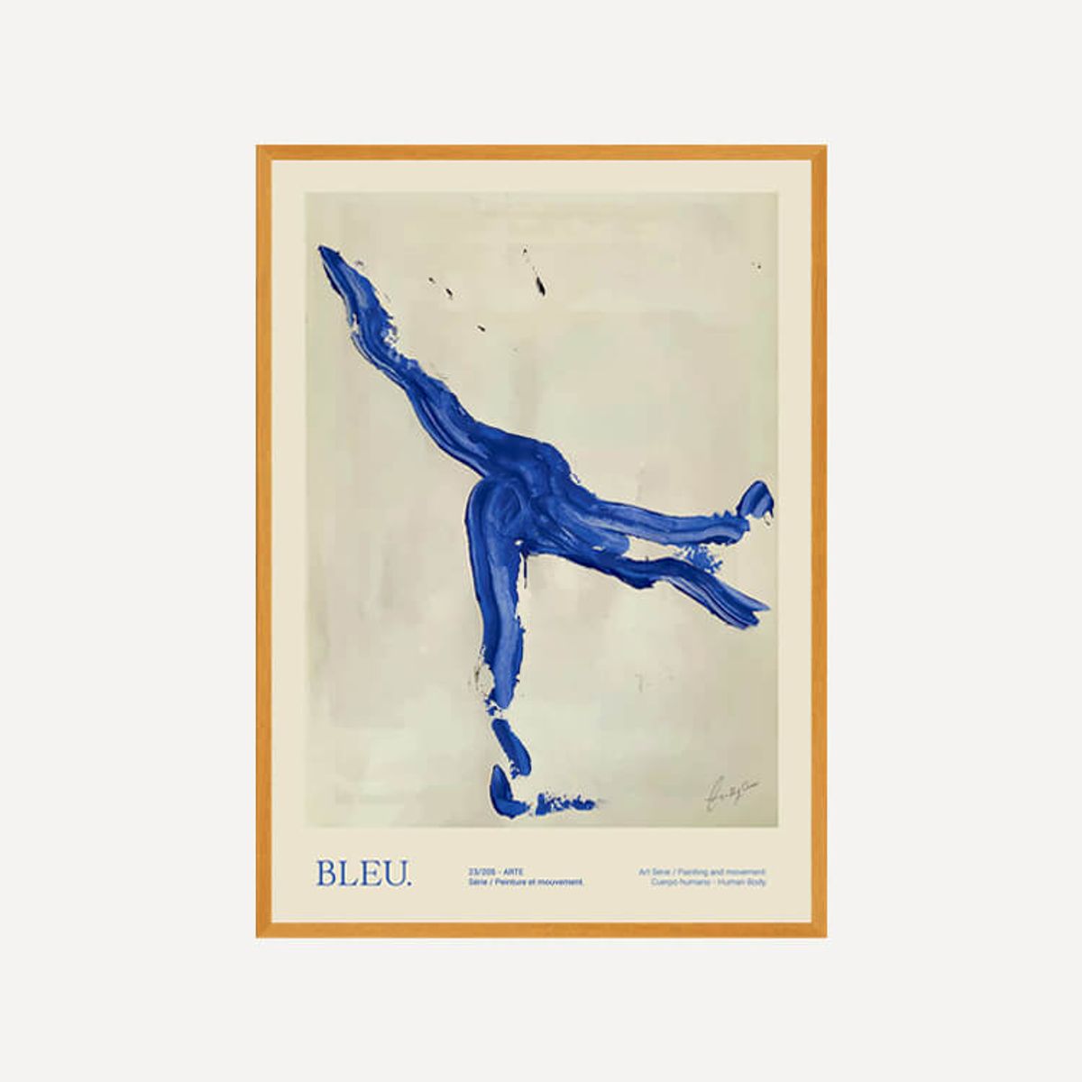 그릿시즌(GREET SEASON) 루크레시아 레이 카로 Bleu (액자 포함)