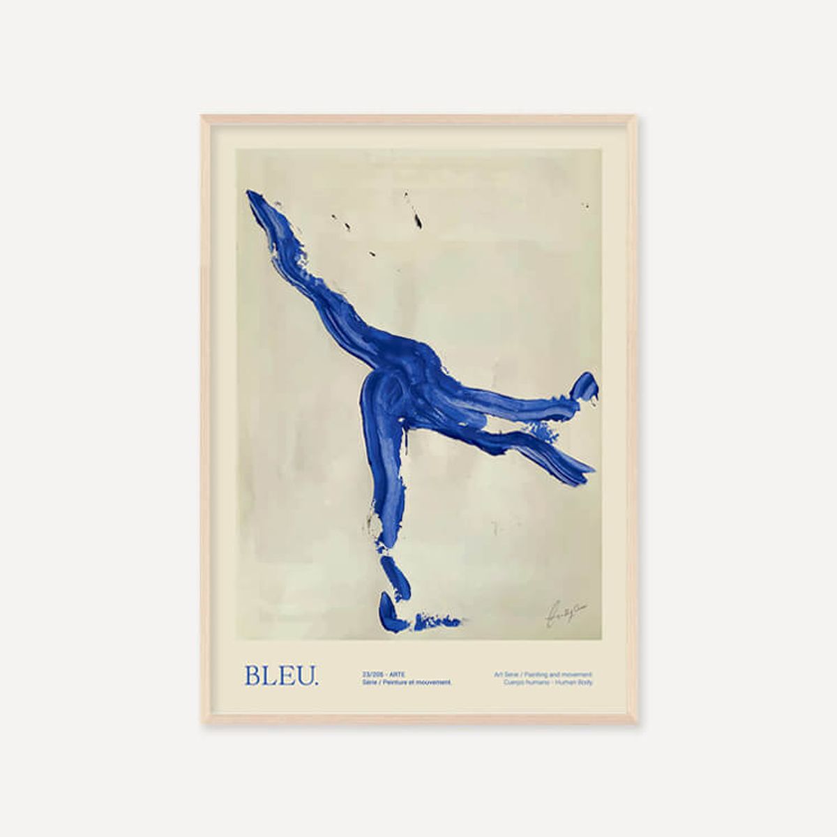 그릿시즌(GREET SEASON) 루크레시아 레이 카로 Bleu (액자 포함)