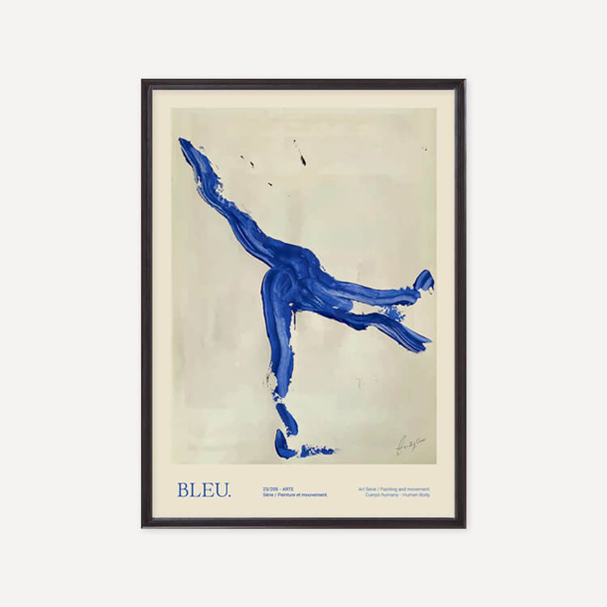 그릿시즌(GREET SEASON) 루크레시아 레이 카로 Bleu (액자 포함)