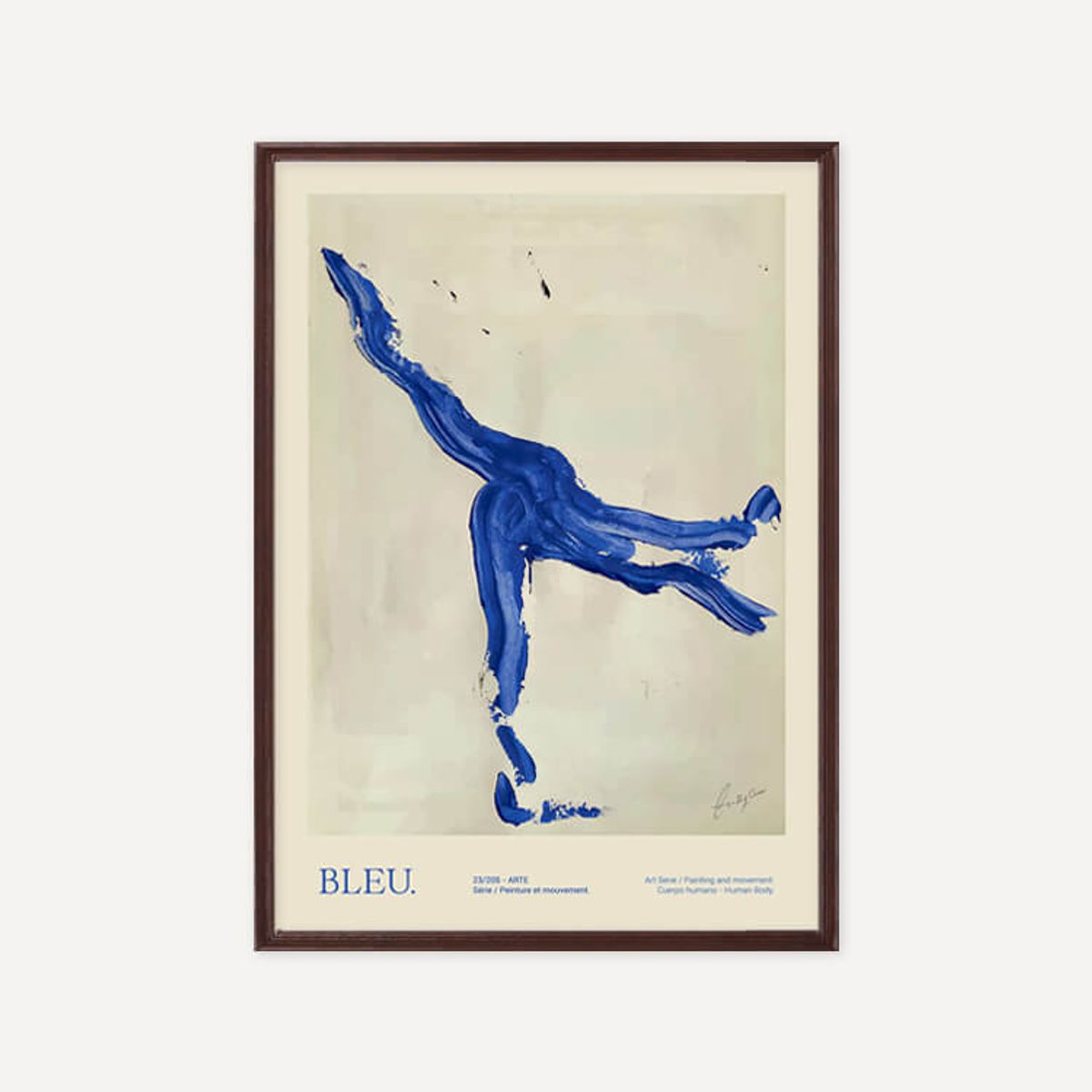 그릿시즌(GREET SEASON) 루크레시아 레이 카로 Bleu (액자 포함)