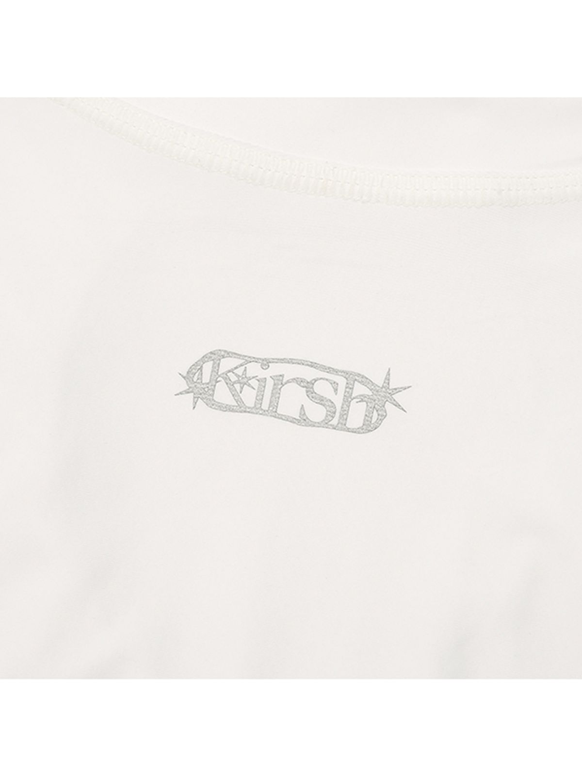 키르시(KIRSH) 프린트 포인트 래쉬가드 [화이트]
