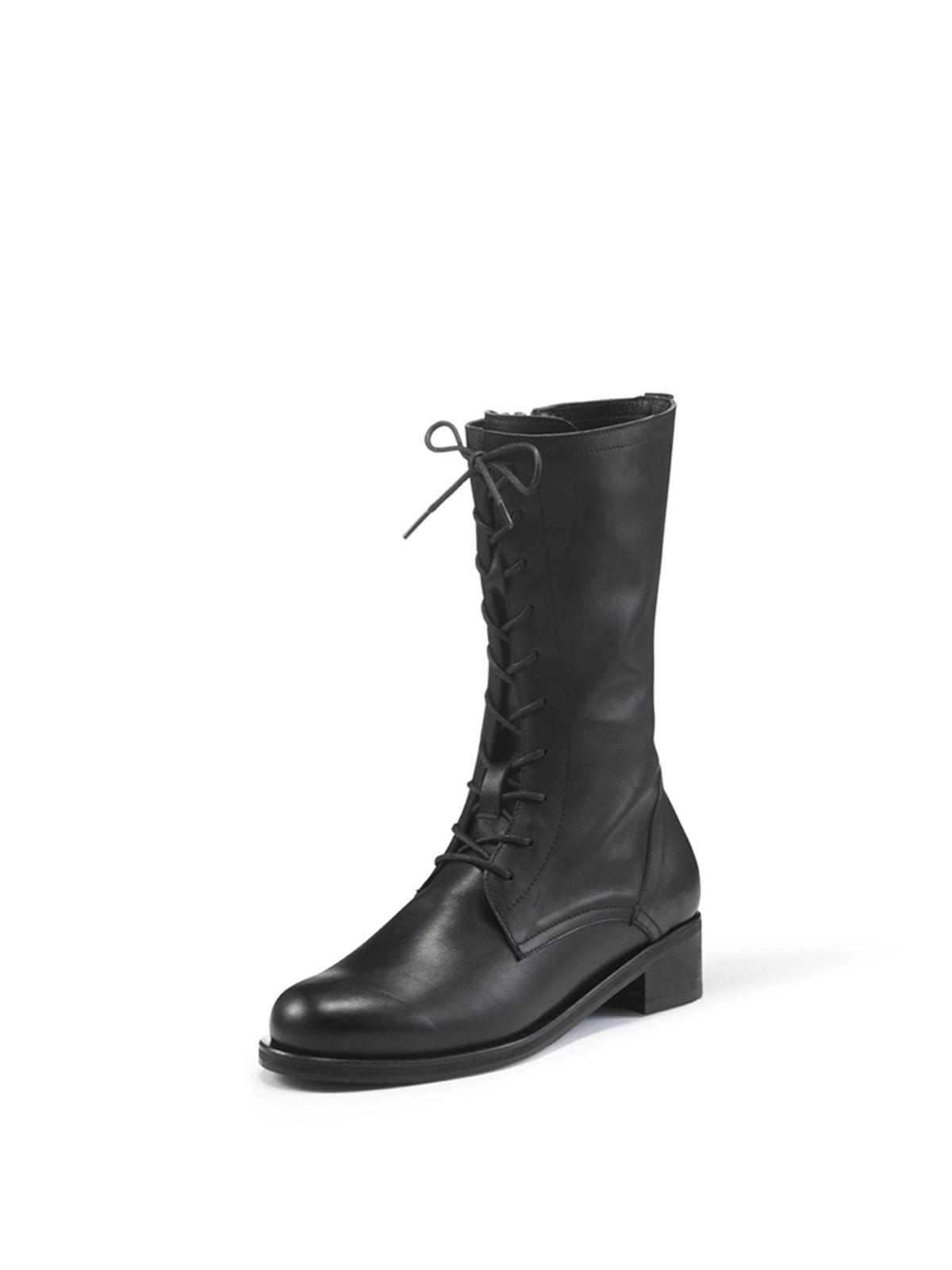 슈바이초이(SHOEBYCHOI) 클래식 미들 워커 _블랙 소가죽(4cm)
