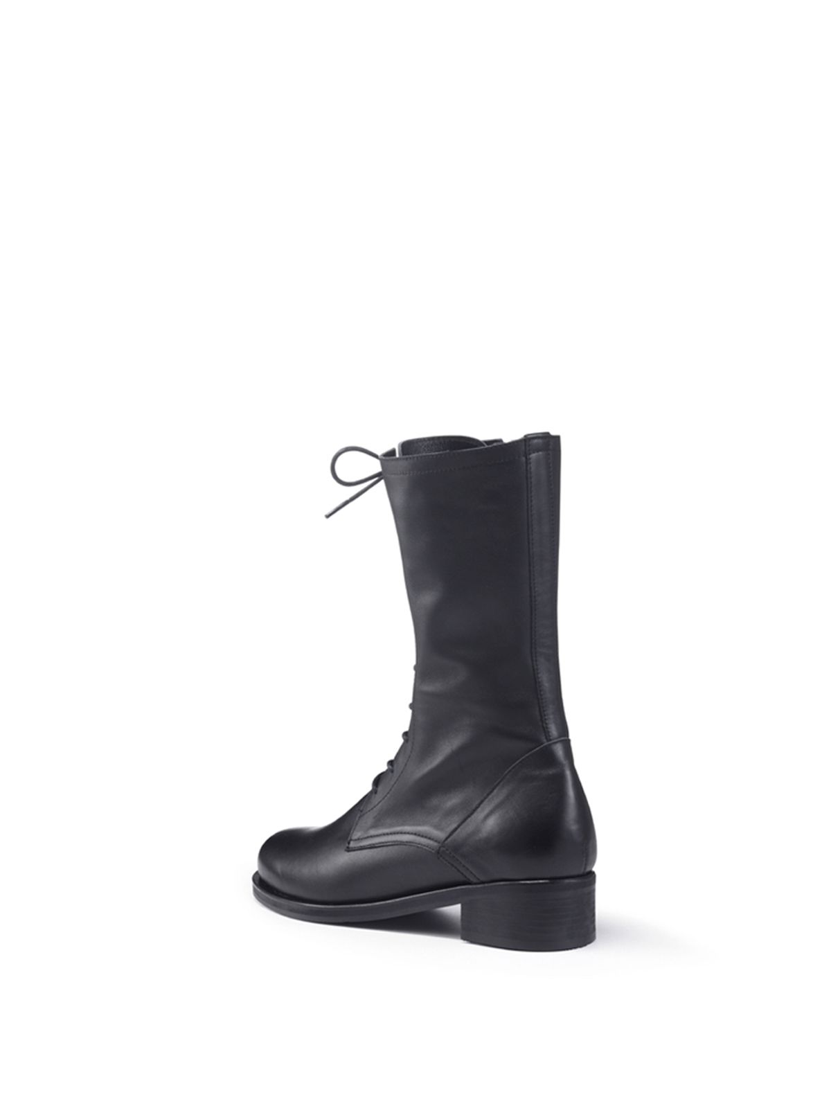 슈바이초이(SHOEBYCHOI) 클래식 미들 워커 _블랙 소가죽(4cm)