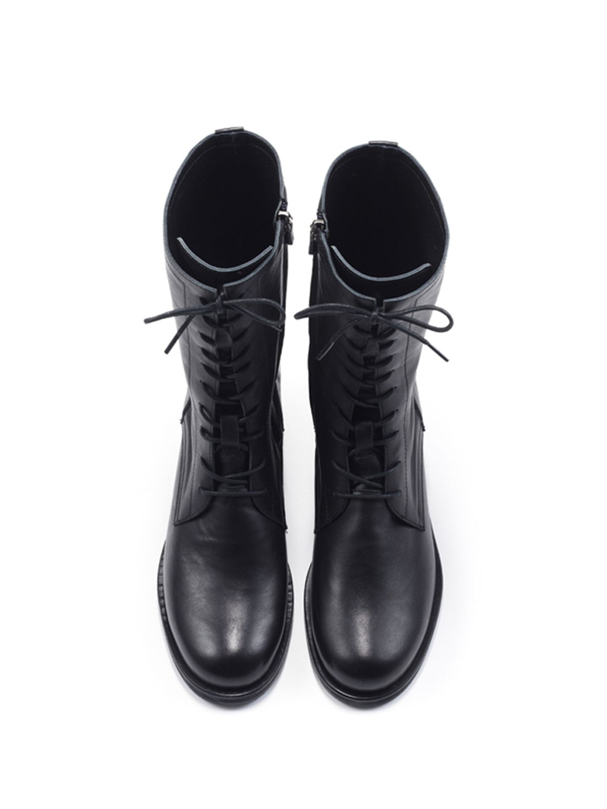 슈바이초이(SHOEBYCHOI) 클래식 미들 워커 _블랙 소가죽(4cm)
