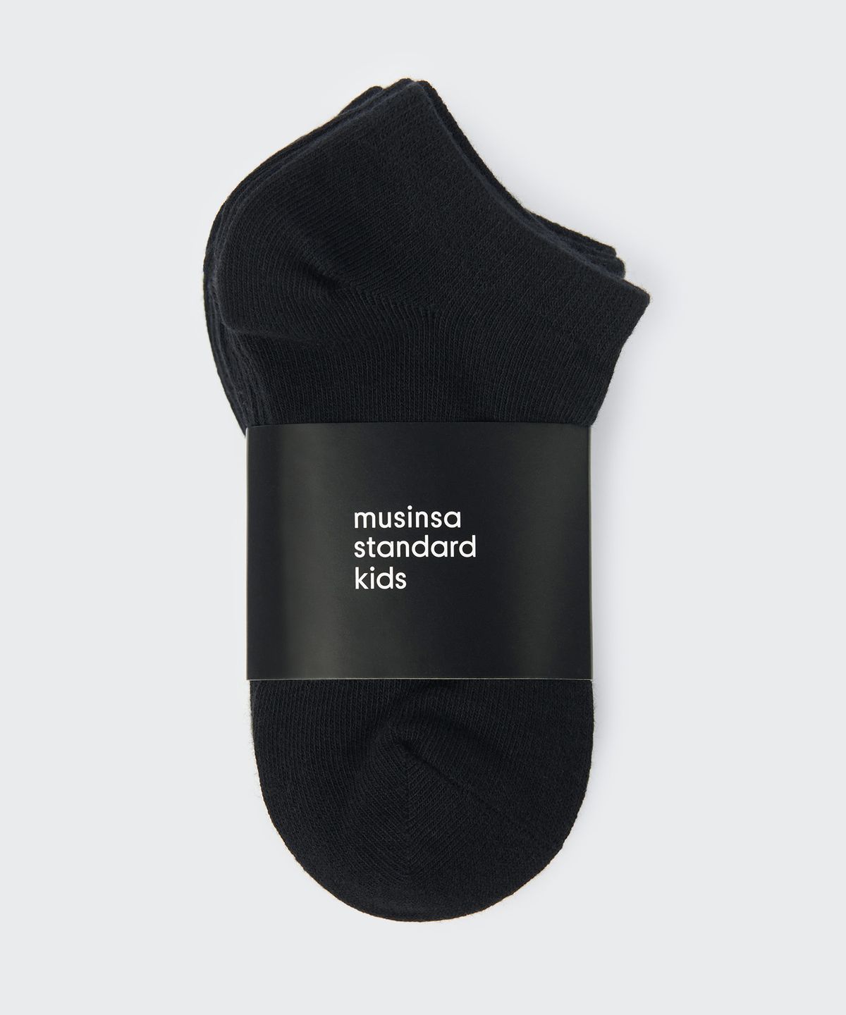 무신사 스탠다드 키즈(MUSINSA STANDARD KIDS) 쇼트 삭스 7팩 [블랙]