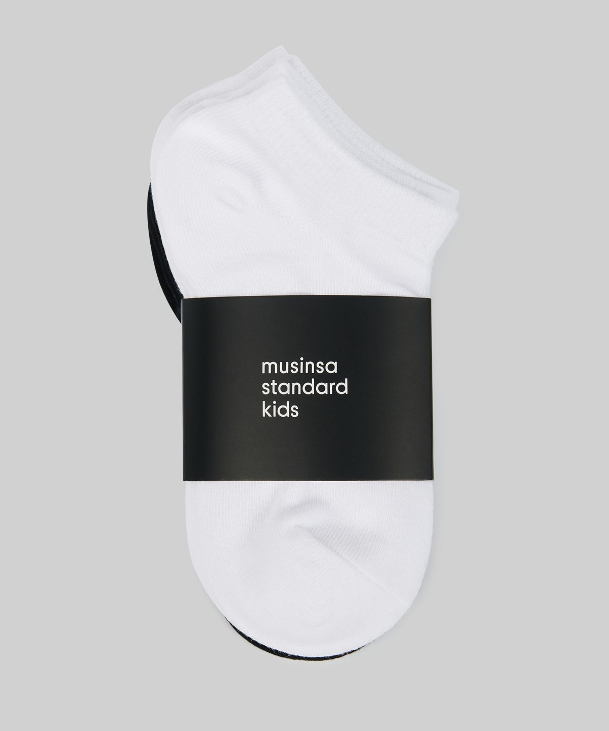 무신사 스탠다드 키즈(MUSINSA STANDARD KIDS) 쇼트 삭스 7팩 [화이트/블랙]