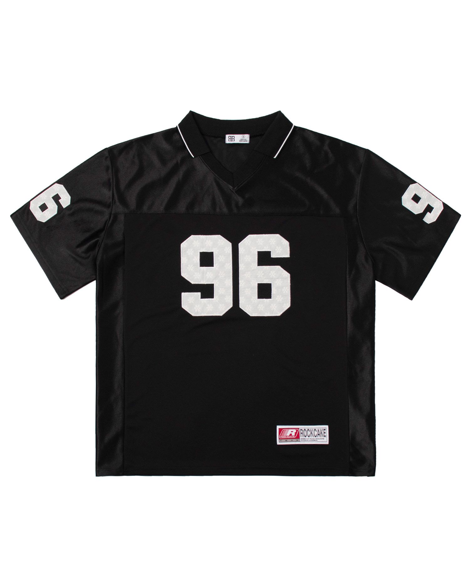 MUSINSA | ROCKCAKE Collar Rugby Tee - Black