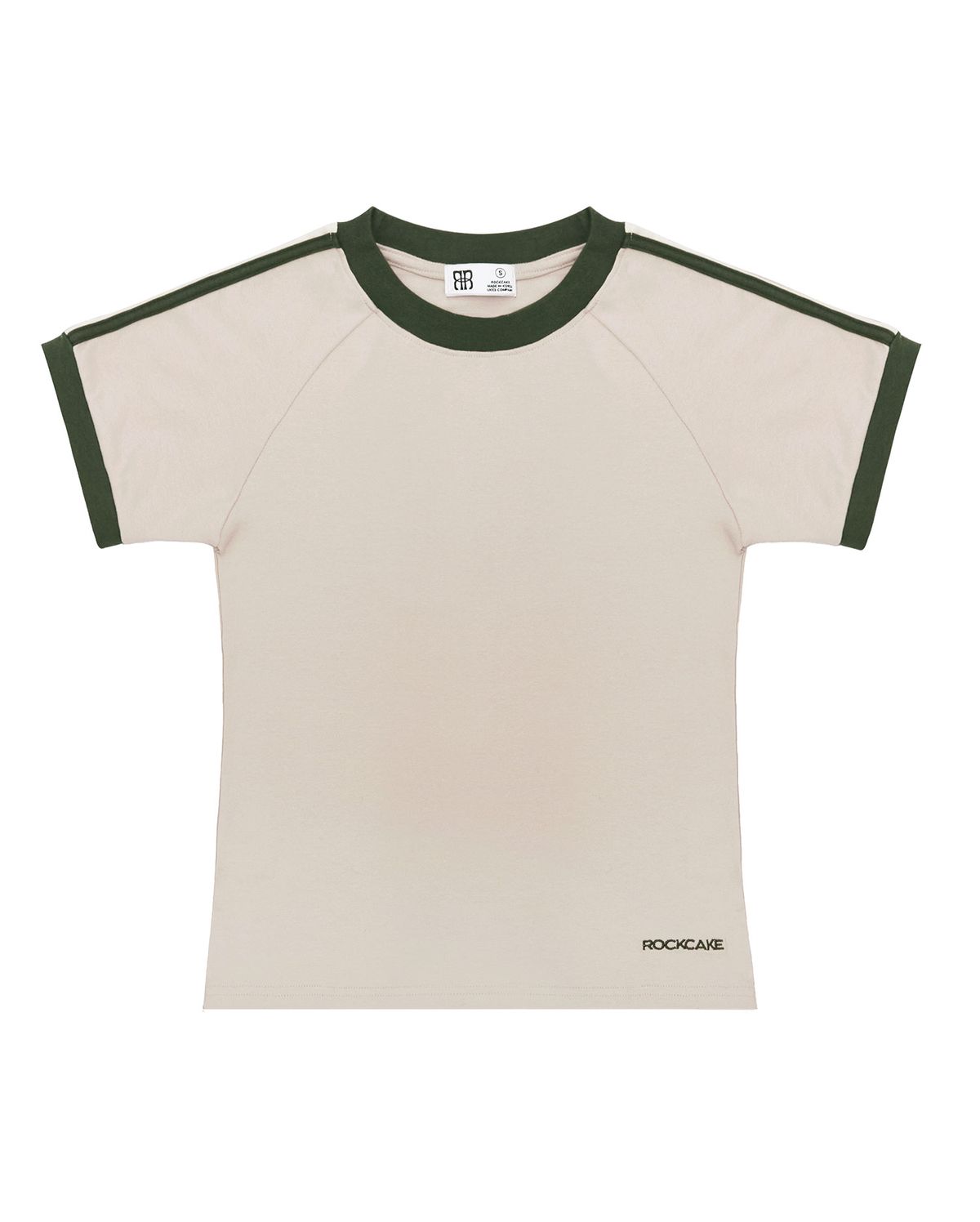 락케이크(ROCKCAKE) Sports 96 Lace Crop Top - Beige