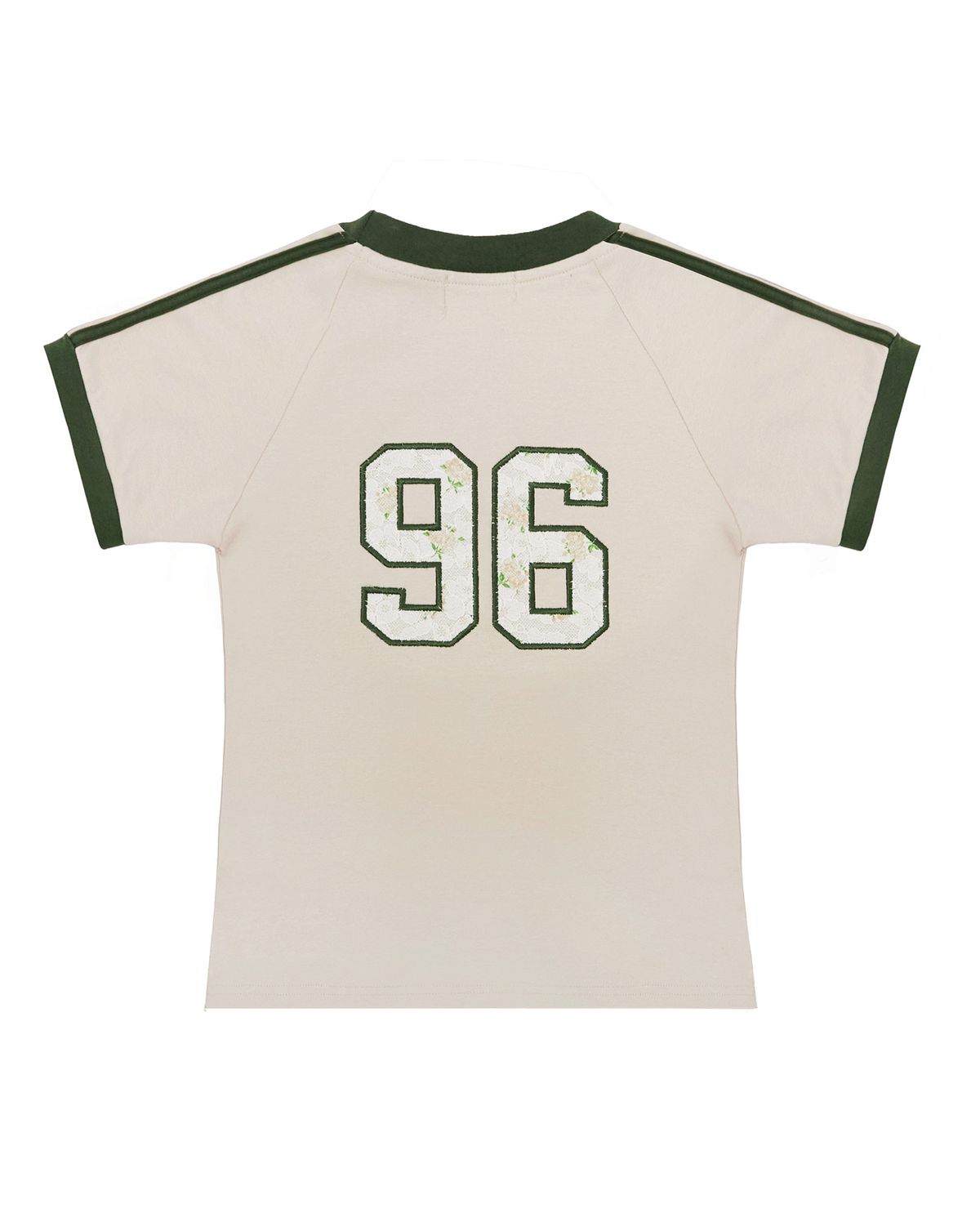 락케이크(ROCKCAKE) Sports 96 Lace Crop Top - Beige