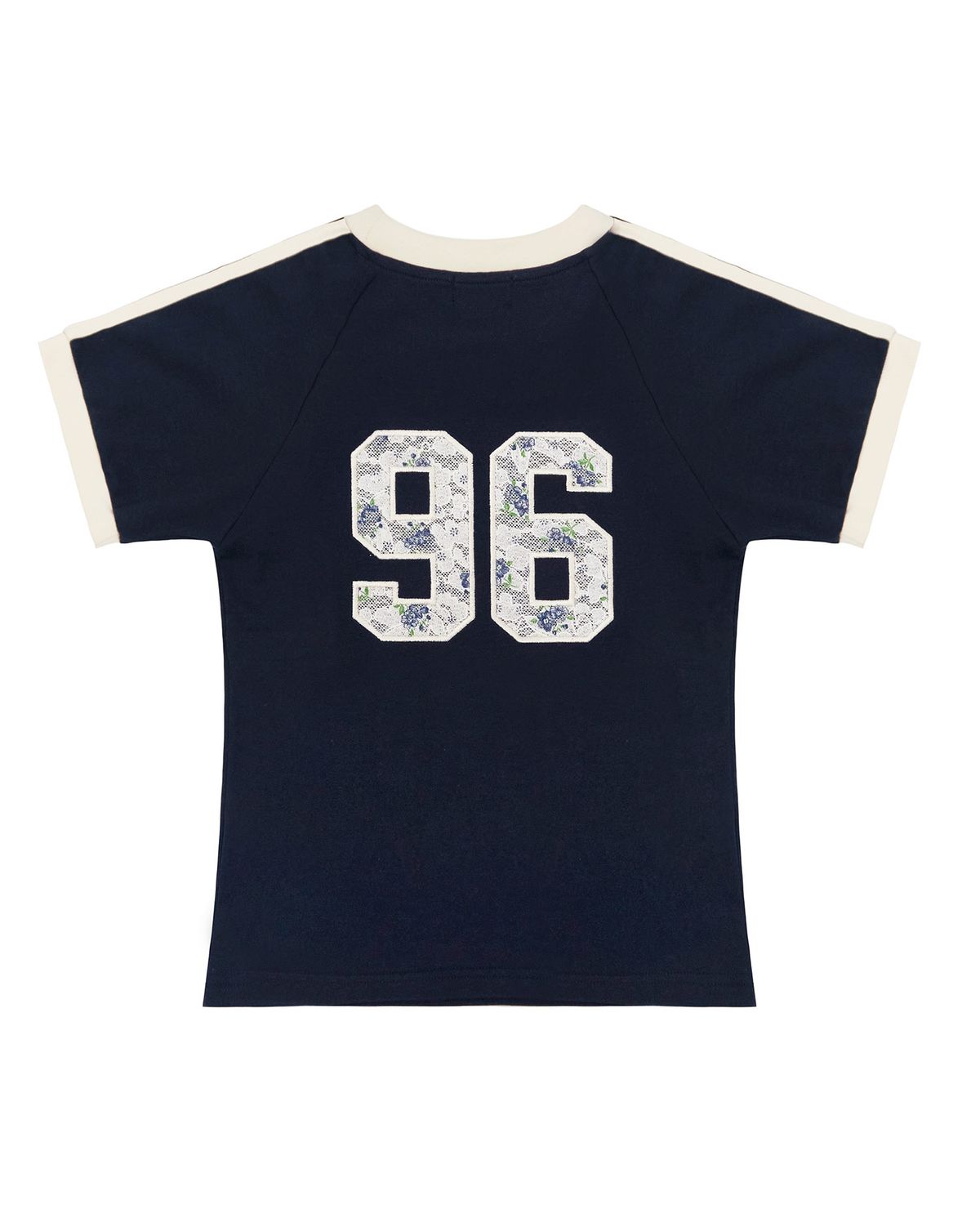 락케이크(ROCKCAKE) Sports 96 Lace Crop Top - Navy