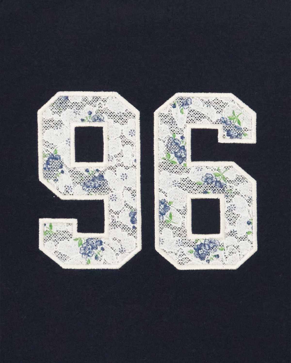 락케이크(ROCKCAKE) Sports 96 Lace Crop Top - Navy