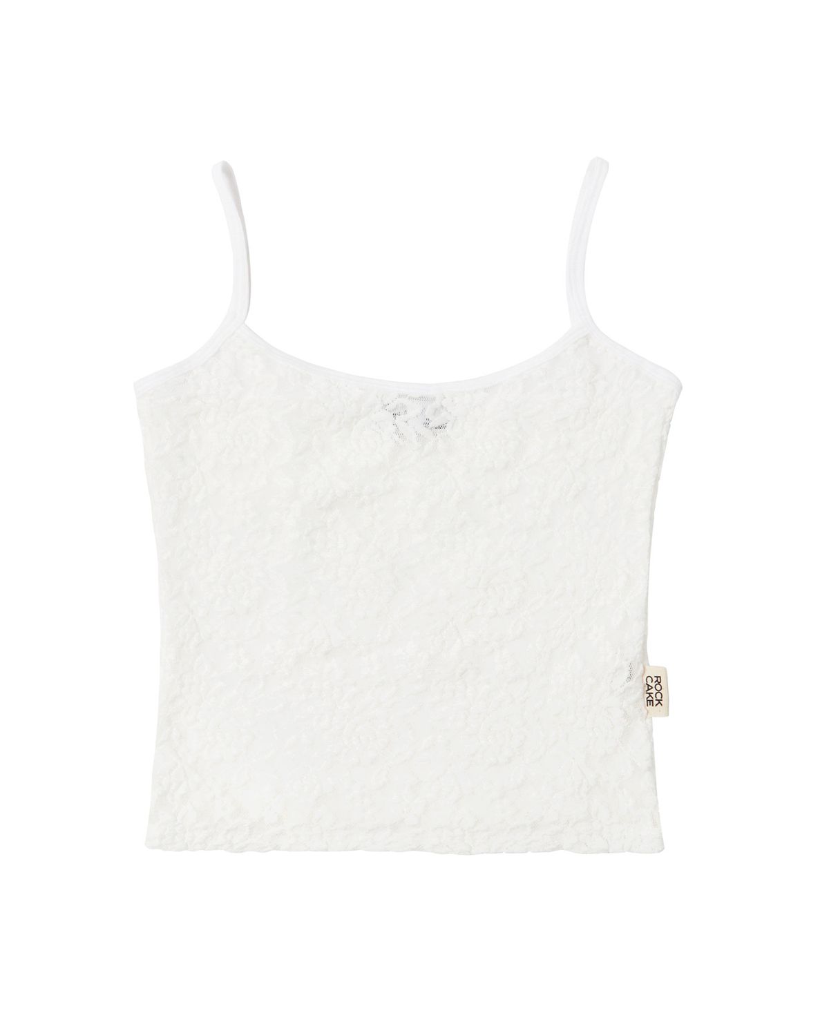 락케이크(ROCKCAKE) Lace Sleeveless - White