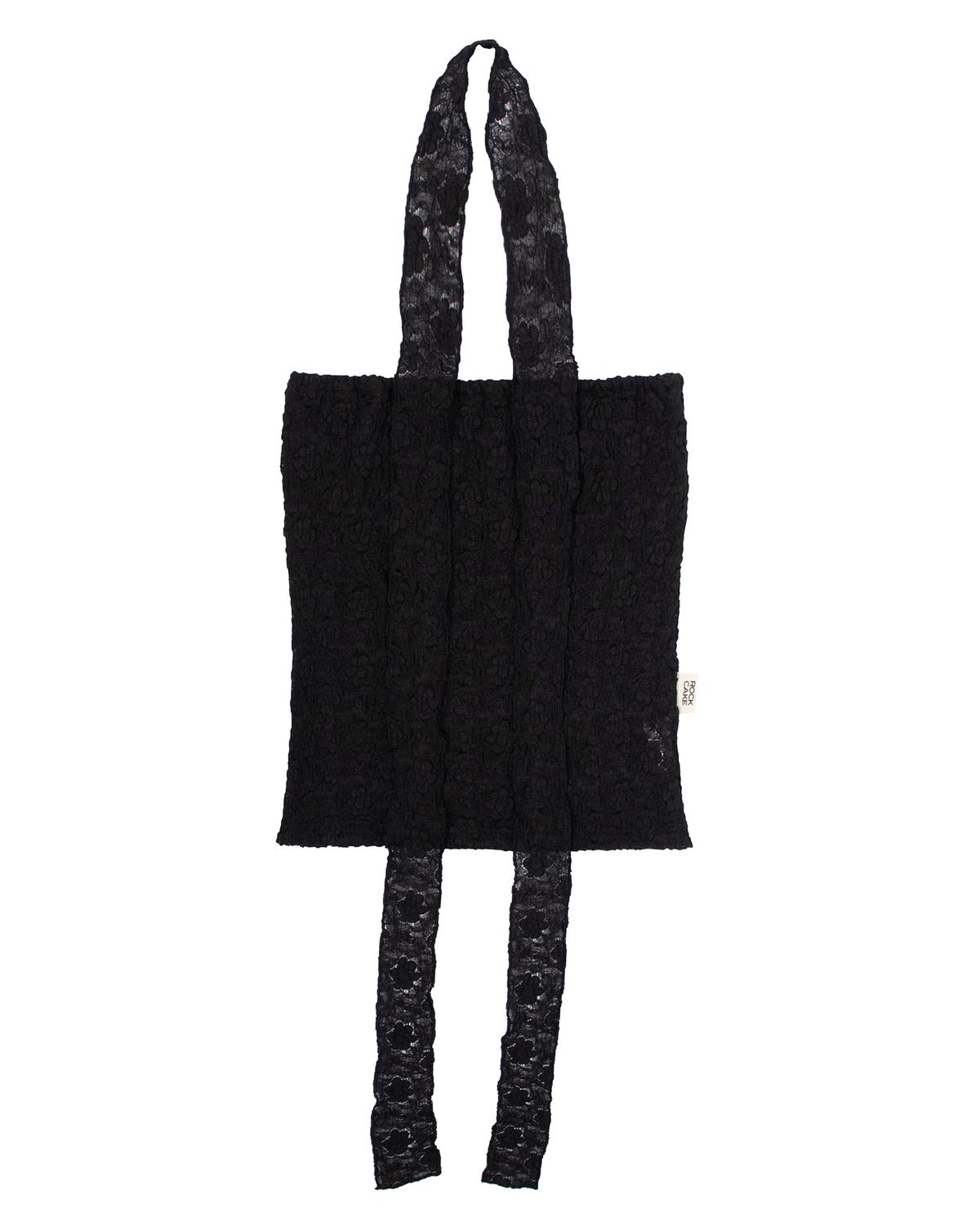 락케이크(ROCKCAKE) Lace Tube Top Set - Black