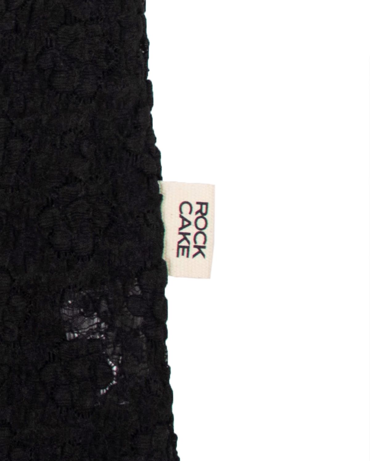 락케이크(ROCKCAKE) Lace Tube Top Set - Black