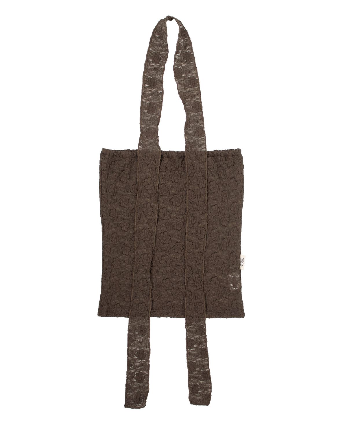 락케이크(ROCKCAKE) Lace Tube Top Set - Brown