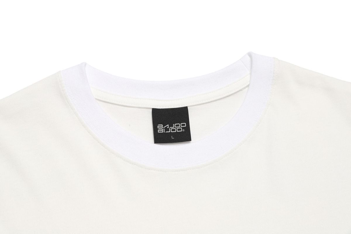 바쥬비쥬(BAJOO BIJOO) COLLAGE CAT T-SHIRT [WHITE]